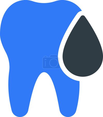 Téléchargez les illustrations : Illustration vectorielle de l'icône du réseau dentaire - en licence libre de droit