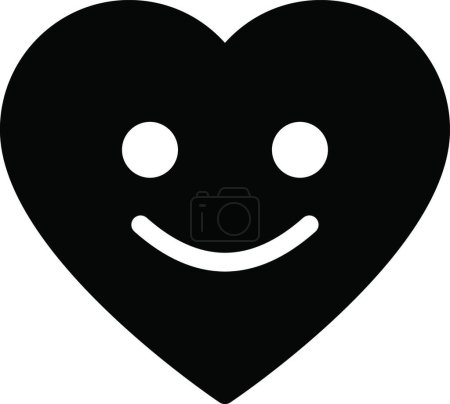 Ilustración de "smiley "icono de ilustración de vectores - Imagen libre de derechos