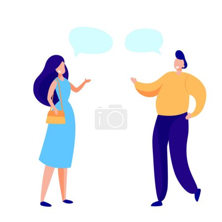 Ilustración de "Amigos hablando entre sí "icono, ilustración vectorial gráfica - Imagen libre de derechos