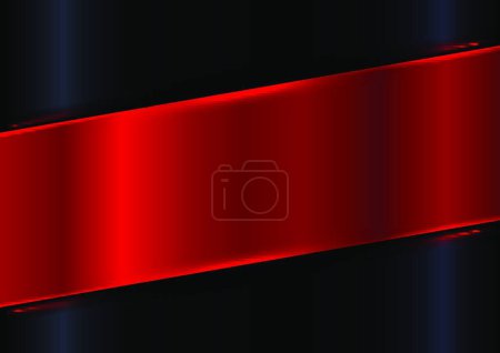 Illustration for Abstract red background, vector illustration - Royalty Free Image