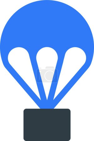 Illustration for Air balloon icon vector illustration - Royalty Free Image