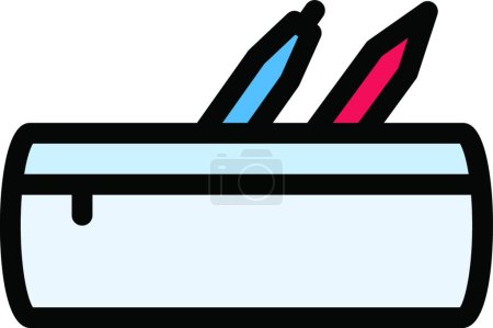 Illustration for "pencil " icon, graphic vector illustration - Royalty Free Image