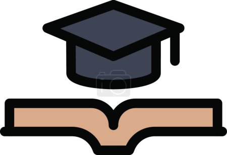 Illustration for School icon, graphic vector illustration - Royalty Free Image
