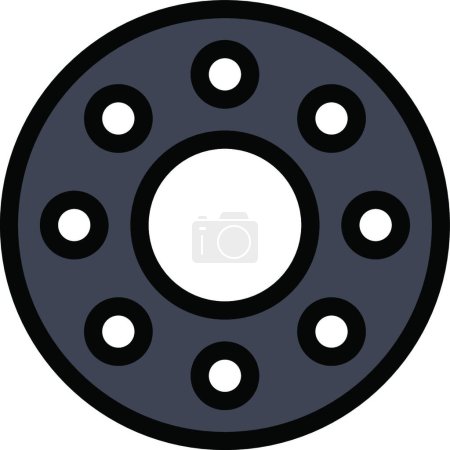 Illustration for Spare part   web icon vector illustration - Royalty Free Image