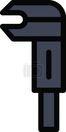 Illustration for Tool  web icon vector illustration - Royalty Free Image