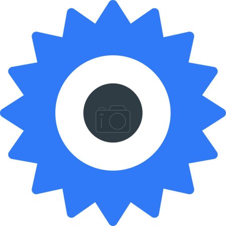 Illustration for Setting setting icon, web simple illustration - Royalty Free Image