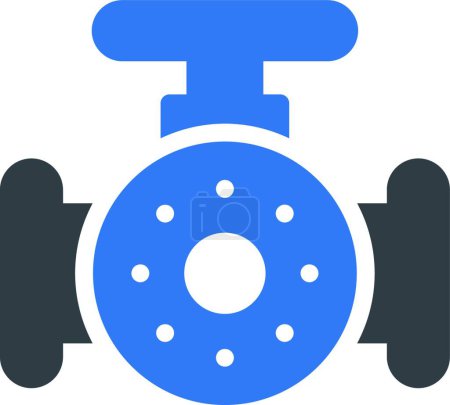 Photo for Valve icon, graphic vector illustration - Royalty Free Image