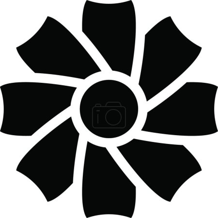 Illustration for Flower icon, graphic vector illustration - Royalty Free Image