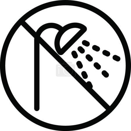 Ilustración de Stop icon, ilustración vectorial gráfica - Imagen libre de derechos