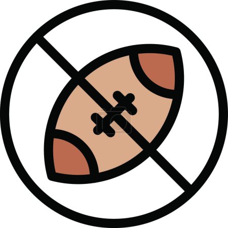 Ilustración de Bola de bloque, ilustración de vector simple - Imagen libre de derechos