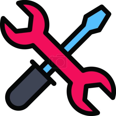 Illustration for Repair tools, simple vector illustration - Royalty Free Image