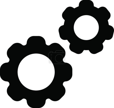 Illustration for Setting icon, vector illustration - Royalty Free Image