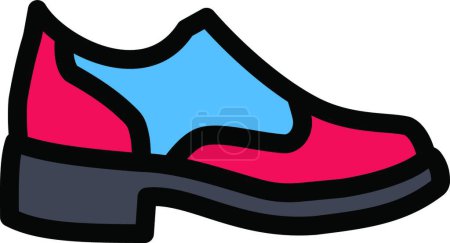 Illustration for Footwear icon, vector illustration - Royalty Free Image