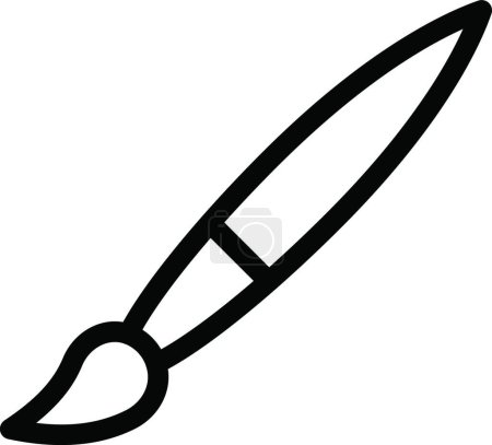 Illustration for Paint brush icon vector illustration - Royalty Free Image