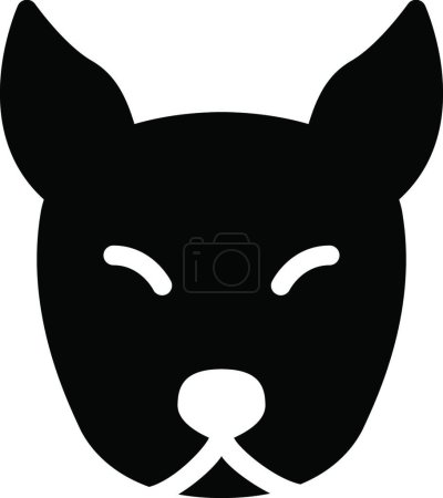 Illustration for Dog, simple vector illustration - Royalty Free Image