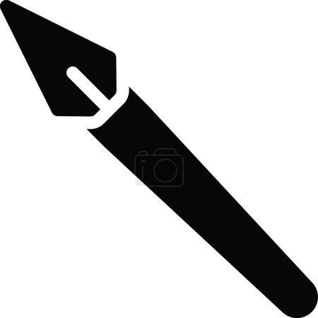 Illustration for Weapon, simple vector illustration - Royalty Free Image