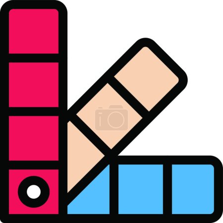 Illustration for "colors "  web icon vector illustration - Royalty Free Image