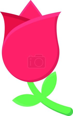 Illustration for Rose icon, vector illustration - Royalty Free Image