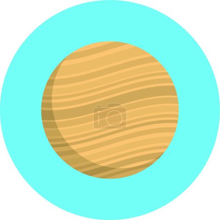 Téléchargez les illustrations : Illustration vectorielle de l'icône Jupiter - en licence libre de droit