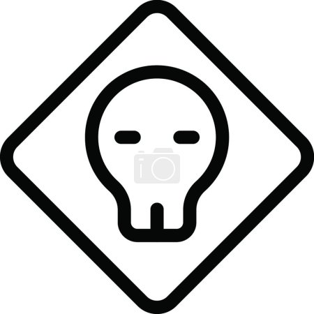 Ilustración de Tablero de la señal de tráfico icono, vector de ilustración - Imagen libre de derechos