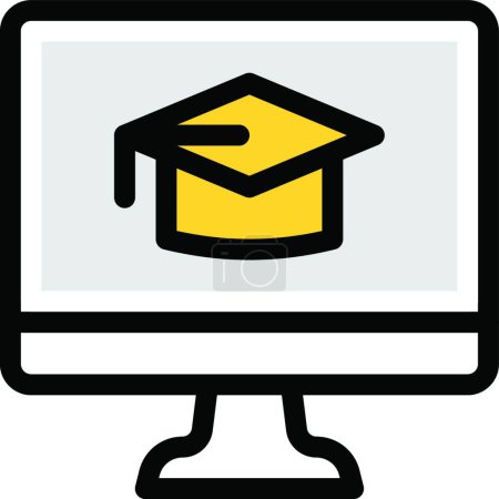 Illustration for Degree icon, vector illustration - Royalty Free Image