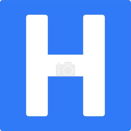 Illustration for "helipad "  web icon vector illustration - Royalty Free Image