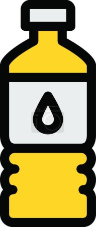 Ilustración de "botella de agua "icono web vector ilustración - Imagen libre de derechos