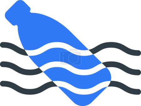 Ilustración de "icono de la botella de mar, vector de ilustración " - Imagen libre de derechos