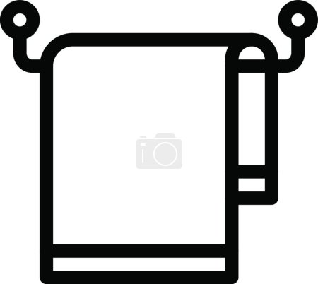 Illustration for "towel hanging icon, vector illustration " - Royalty Free Image