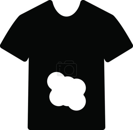 Illustration for "shirt stains icon, vector illustration " - Royalty Free Image
