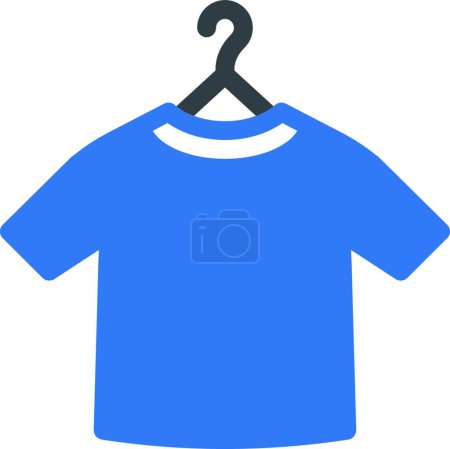 Ilustración de Camisa icono colgante, vector ilustración diseño simple - Imagen libre de derechos