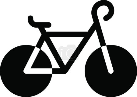 Illustration for Bicycle icon, vector illustration simple design - Royalty Free Image