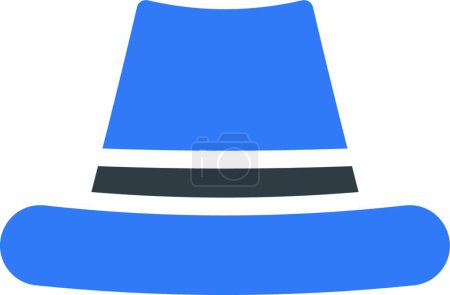 Illustration for Hat, simple vector illustration - Royalty Free Image