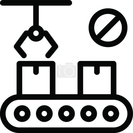 Ilustración de Transportador web icono vector ilustración - Imagen libre de derechos