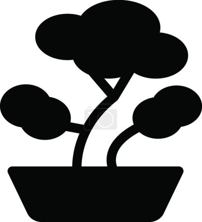 Téléchargez les illustrations : Illustration vectorielle d'icône web végétale - en licence libre de droit