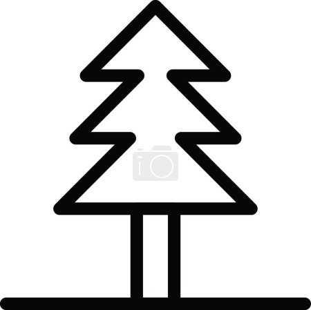 Ilustración de Tree icon, vector illustration simple design - Imagen libre de derechos