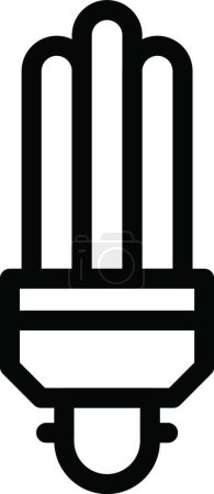 Illustration for Energy saver icon, vector illustration simple design - Royalty Free Image