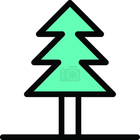 Ilustración de Tree icon, vector illustration simple design - Imagen libre de derechos