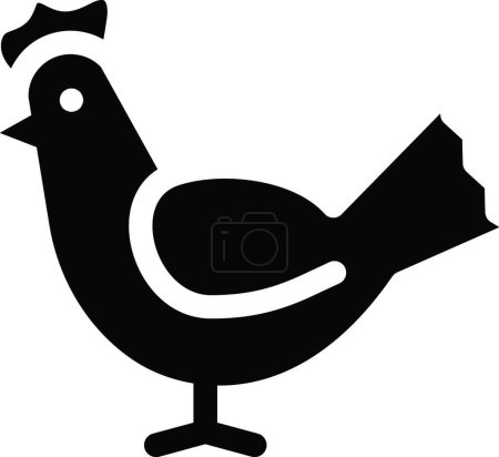 Illustration for Hen icon, vector illustration simple design - Royalty Free Image