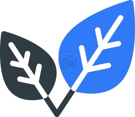 Illustration for Leaves icon   vector illustration - Royalty Free Image