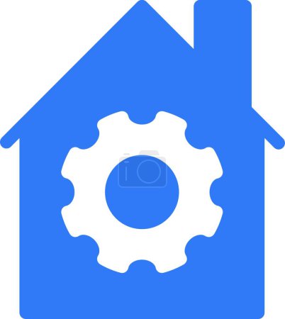 Ilustración de "reparación de la casa "icono web ilustración vector - Imagen libre de derechos