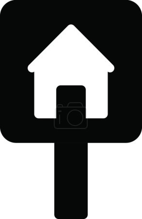 Ilustración de Icono del tablero de la casa, ilustración del vector - Imagen libre de derechos