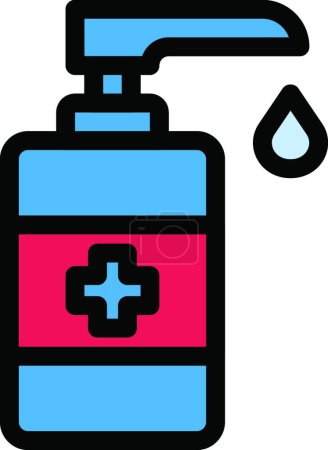 Illustration for Hand wash icon vector illustration - Royalty Free Image