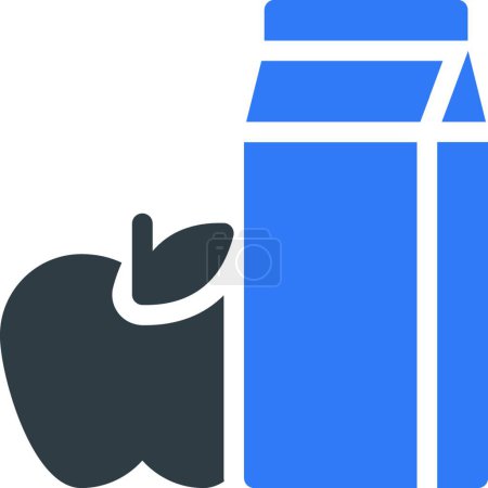 Ilustración de "manzana "icono web vector ilustración - Imagen libre de derechos