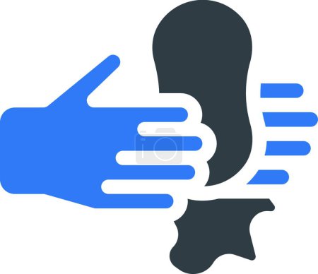 Téléchargez les illustrations : Icône de lavage des mains illustration vectorielle - en licence libre de droit