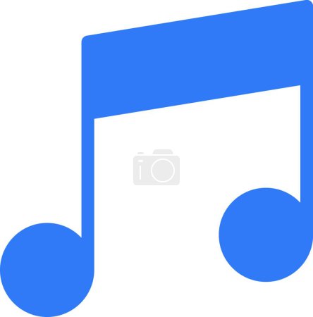 Illustration for Music notes icon vector illustration - Royalty Free Image