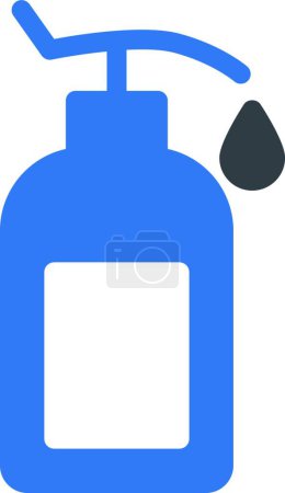Illustration for Liquid icon vector illustration - Royalty Free Image