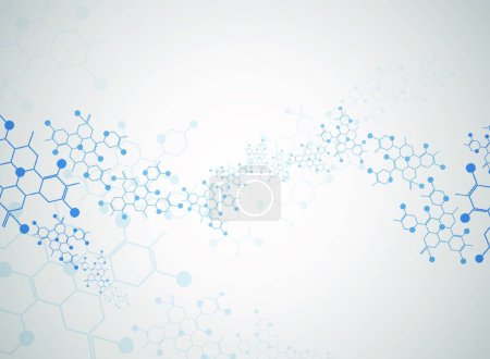 Ilustración de Icono de la molécula, ilustración del vector - Imagen libre de derechos