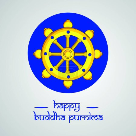 Illustration for "Buddhists festival Buddha Purnima" - Royalty Free Image