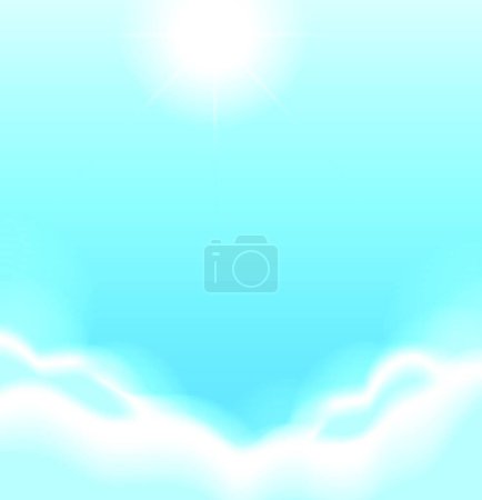 Illustration for Illustration of the Morning Sky - Royalty Free Image